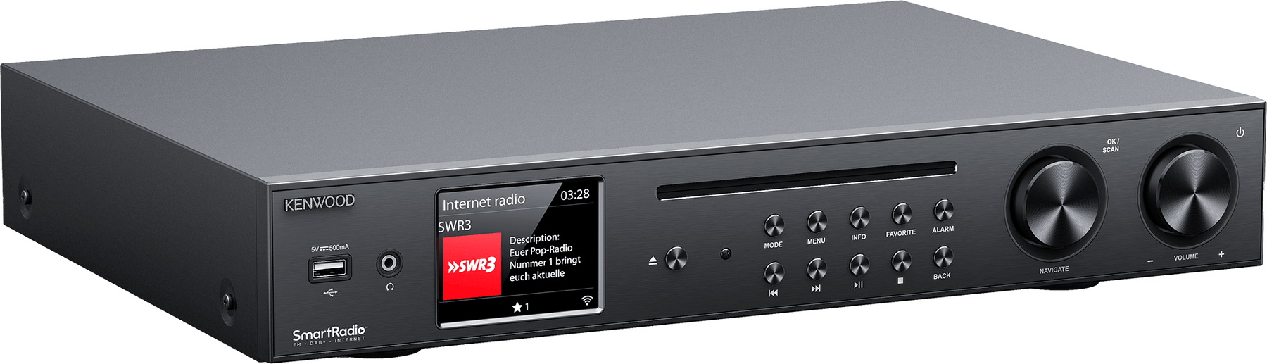 Kenwood KR-W8000SCD Smart Hi-Fi CD Receiver